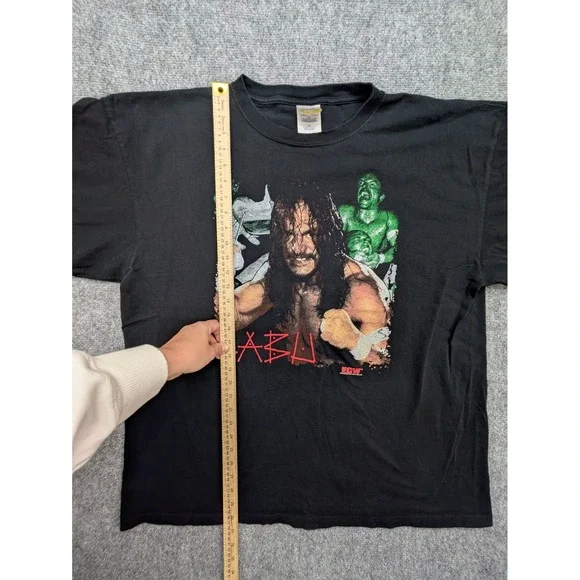 Sabu ECW Extreme Championship Wrestling T Shirt Mens‎ XXL Black Homicidal RARE - Picture 10 of 14